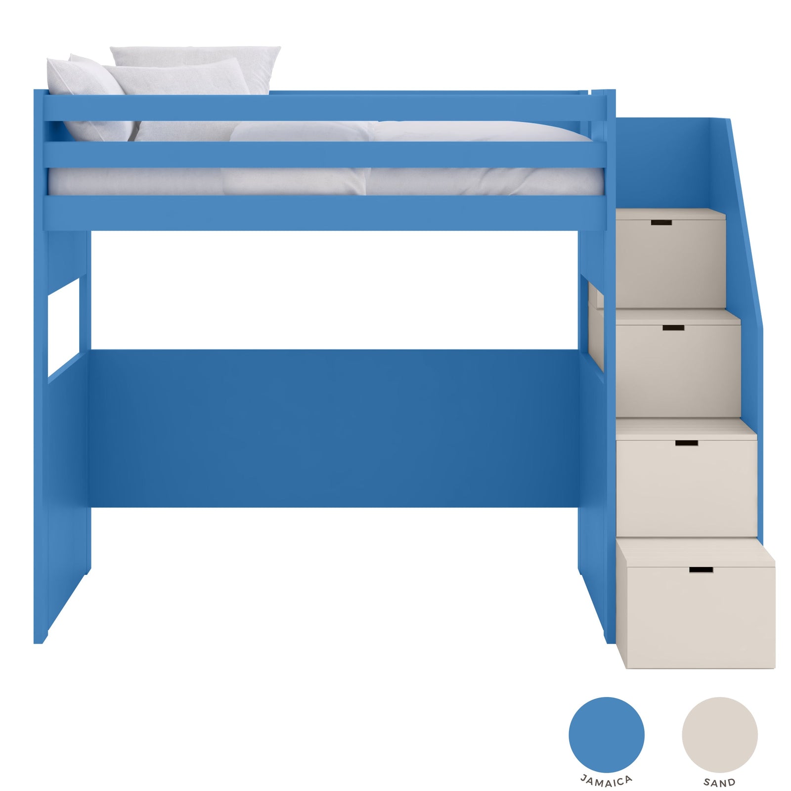Muba Design Loft XL loft bed with drawer stairs