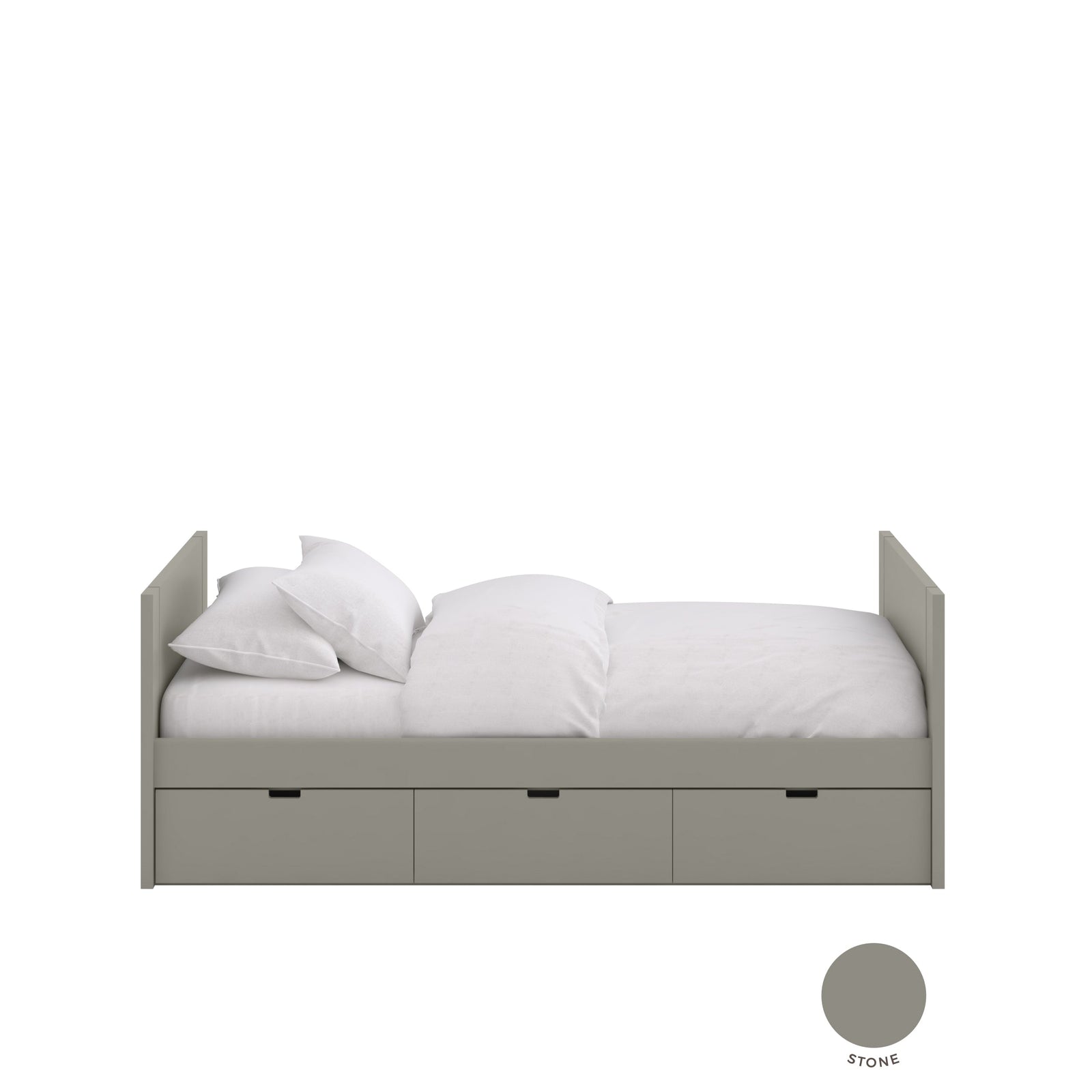 Muba Design Lit gigogne avec tiroirs guidés