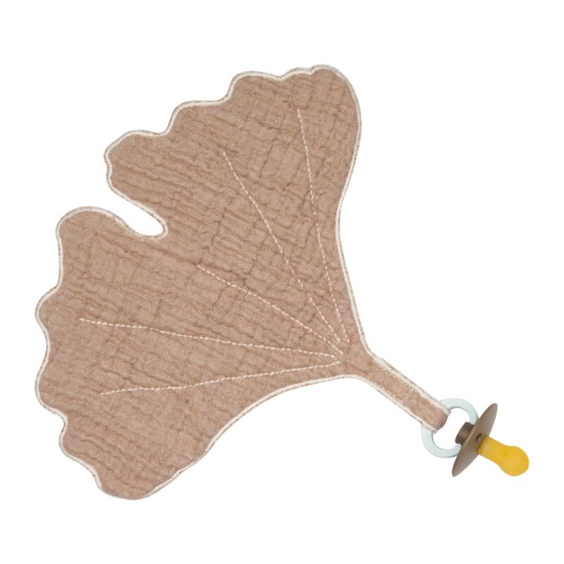 Imbragatura per ciuccio Quax Natural Ginkgo