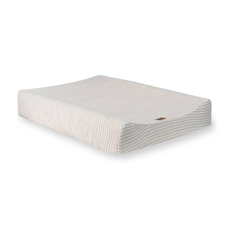 Quax Natural reversible changing mat cover Stripes