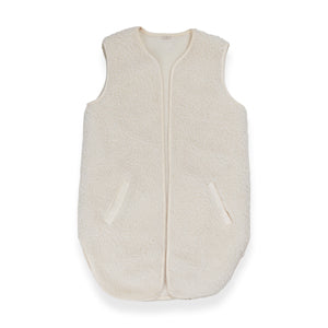Gilet Quax adulte S/m 100% laine mérinos Cream