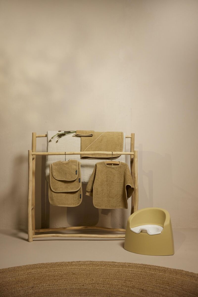 Serviette de bain à capuche Quax avec gant de toilette