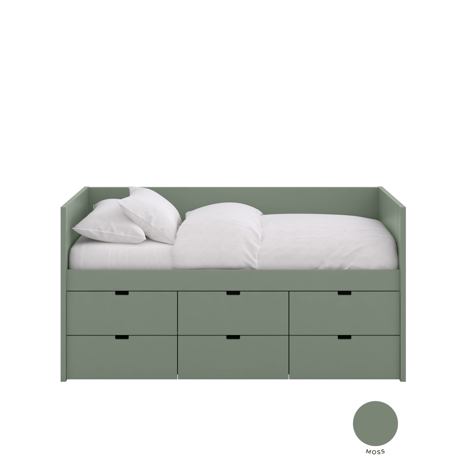 Muba Design log bed with frieze