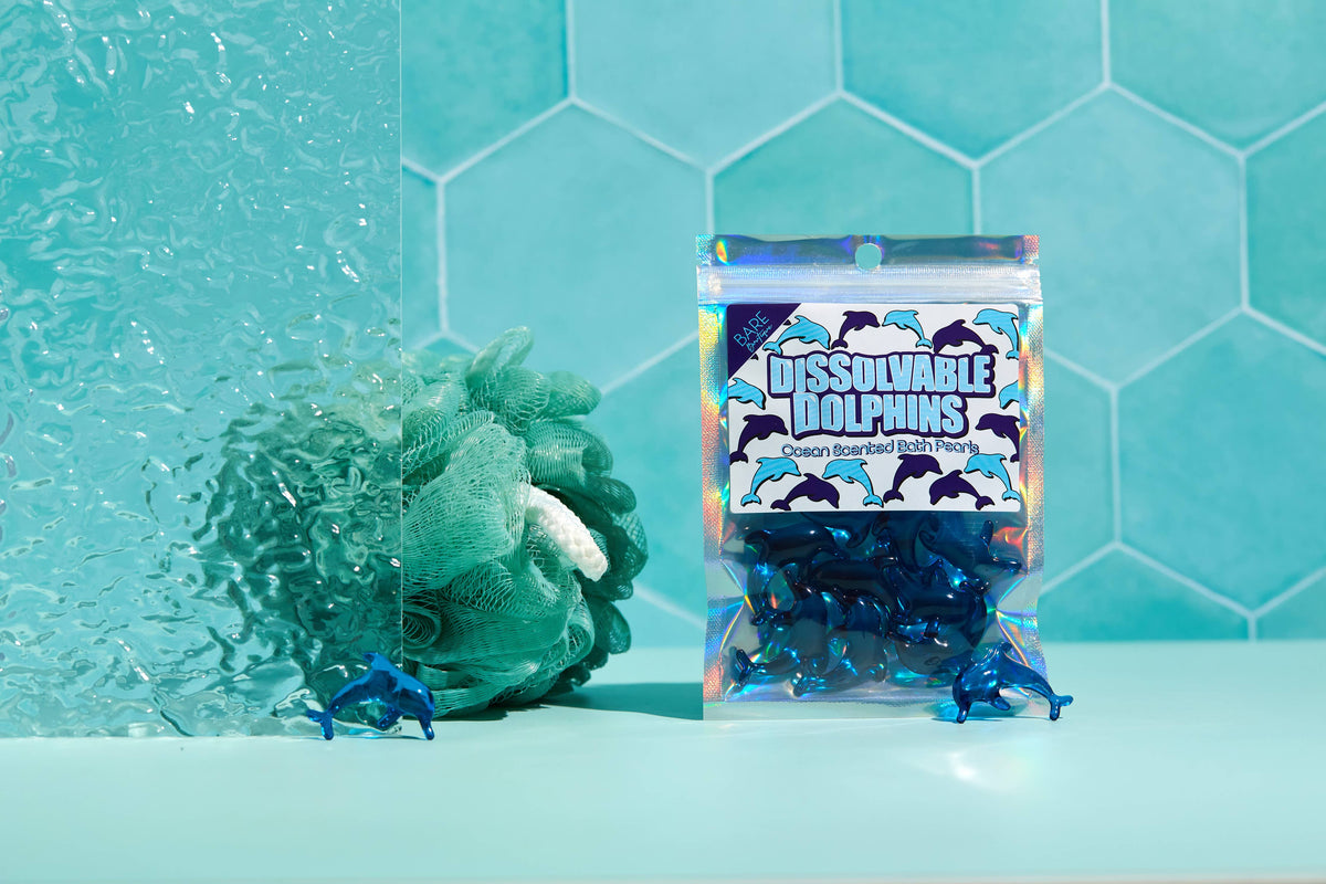 Perle da bagno delfino Bare Boutique 10 pezzi