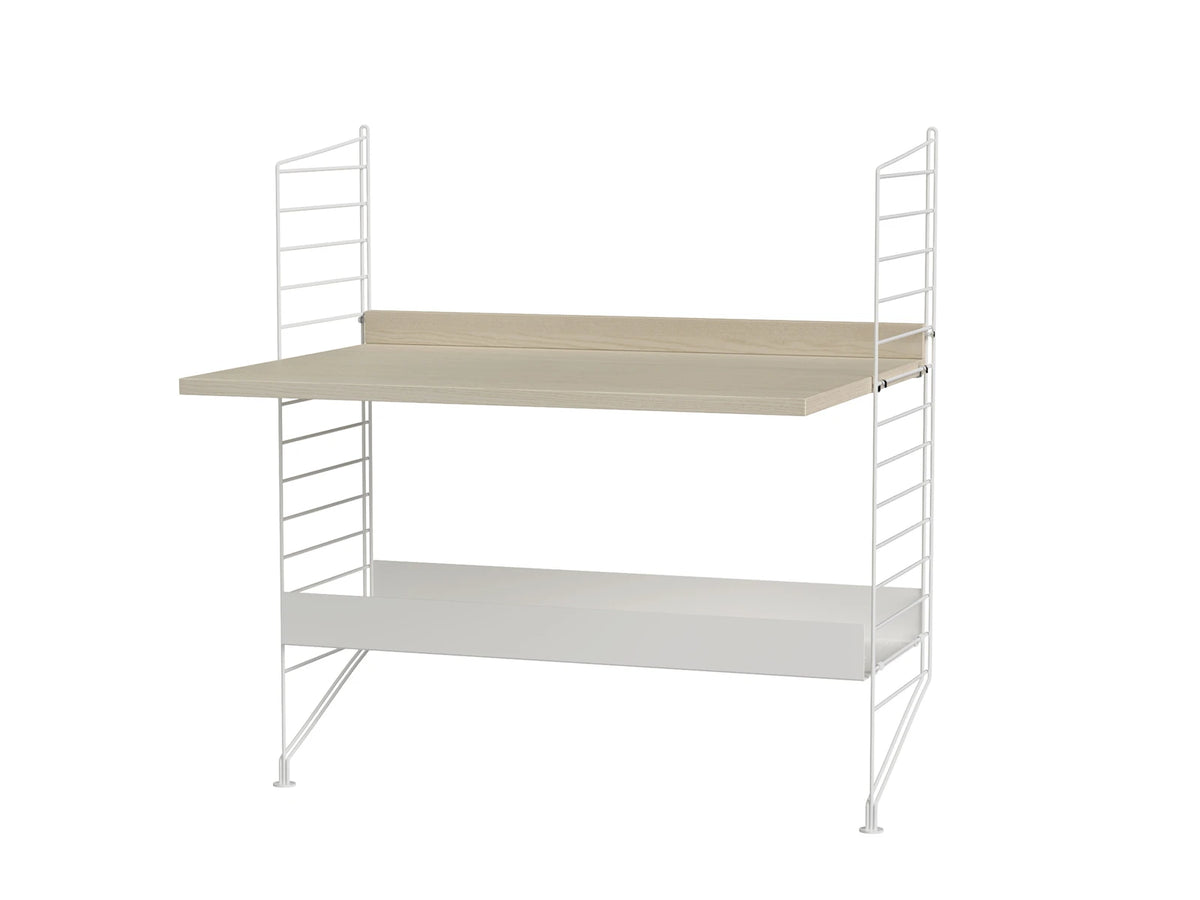 String Furniture Chambre d'enfant A Blanc / Frêne Système d'étagères