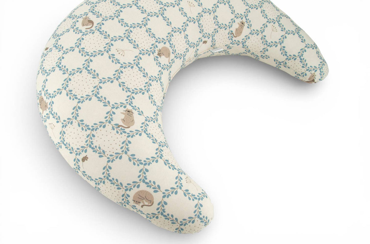 Malomi Kids Coussin d'allaitement Blue Cottage