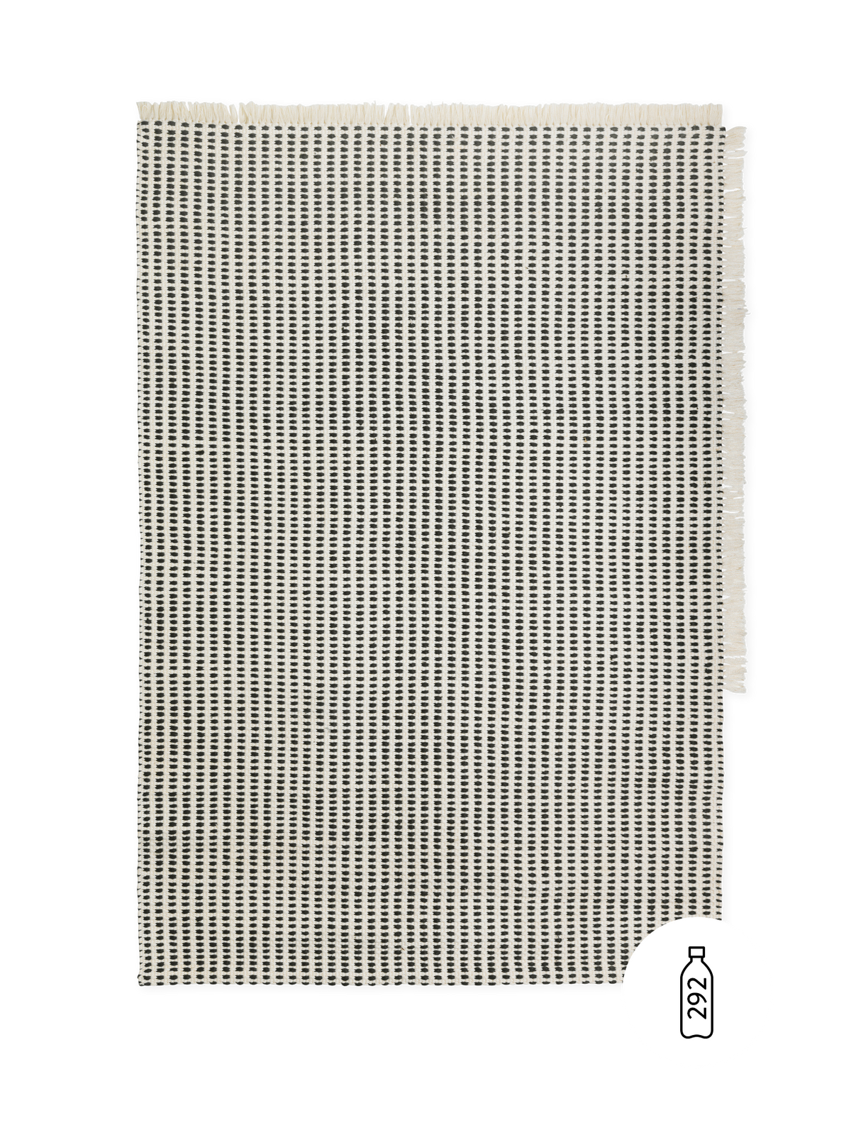 Ferm Living Way Tapis - Off-whitehite/Blue