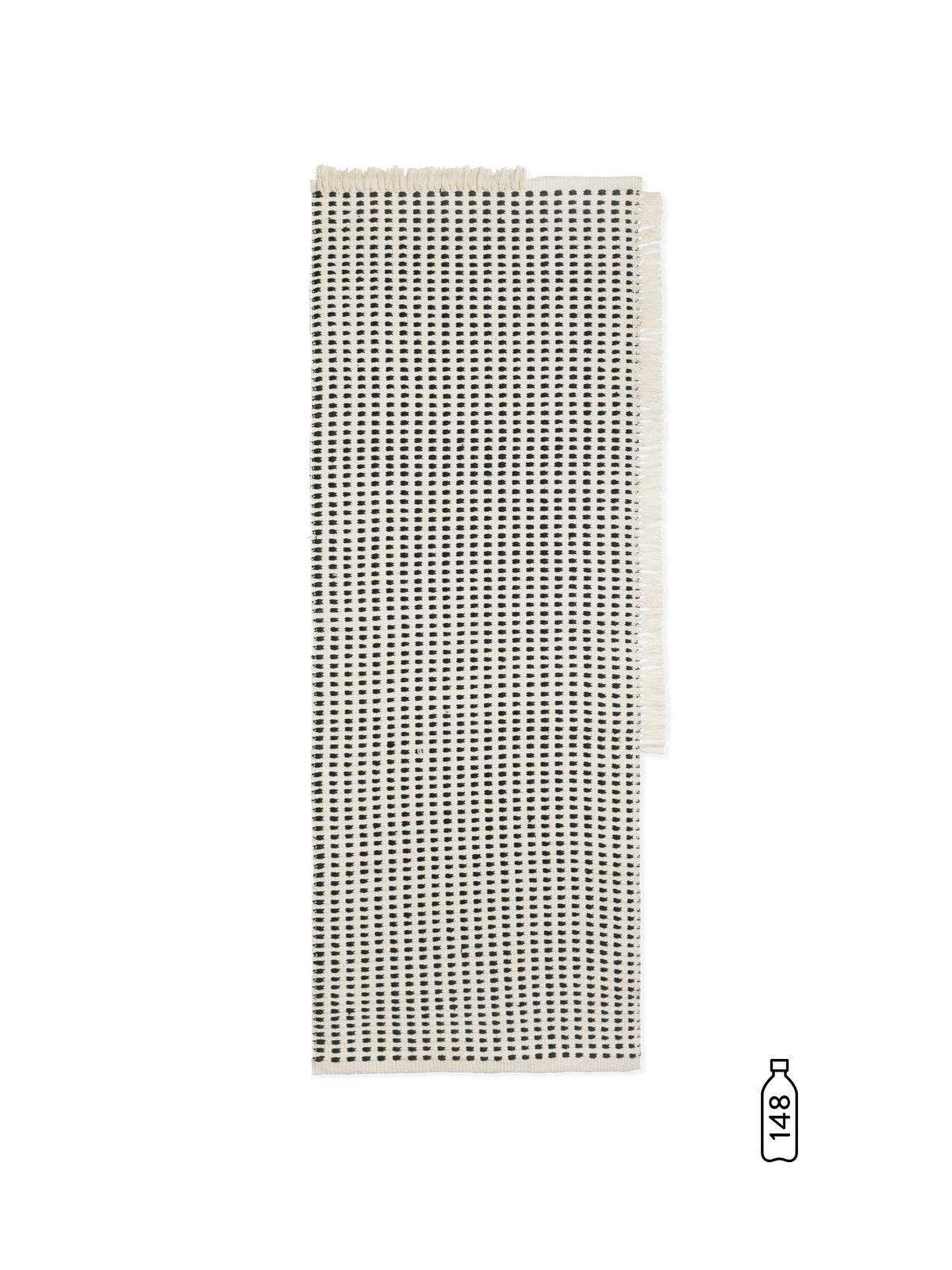 Ferm Living Way Runner - Blanc cassé/Bleu