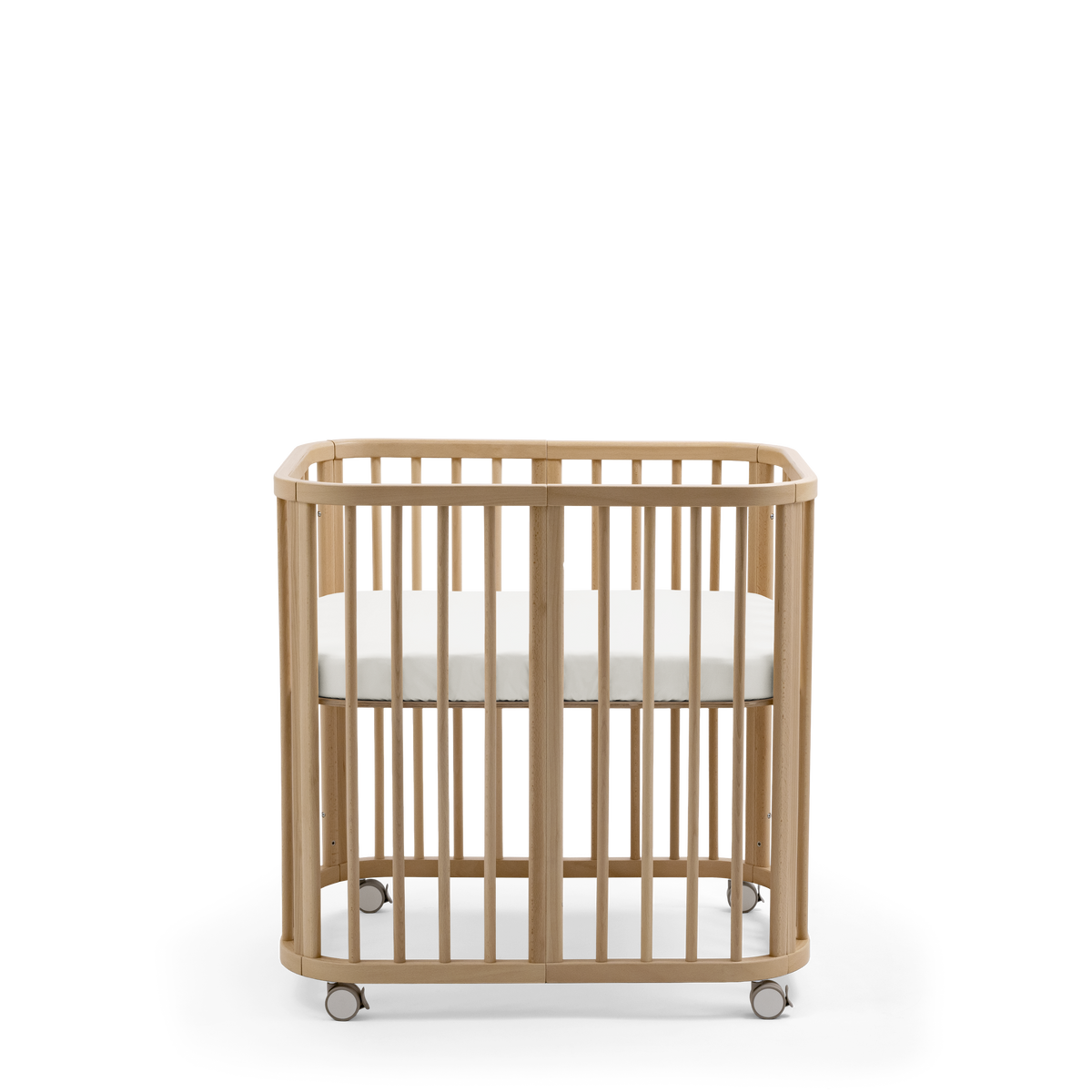 Ensemble complet lit bébé Stokke Nighti Mini, couleur naturelle - Image 1