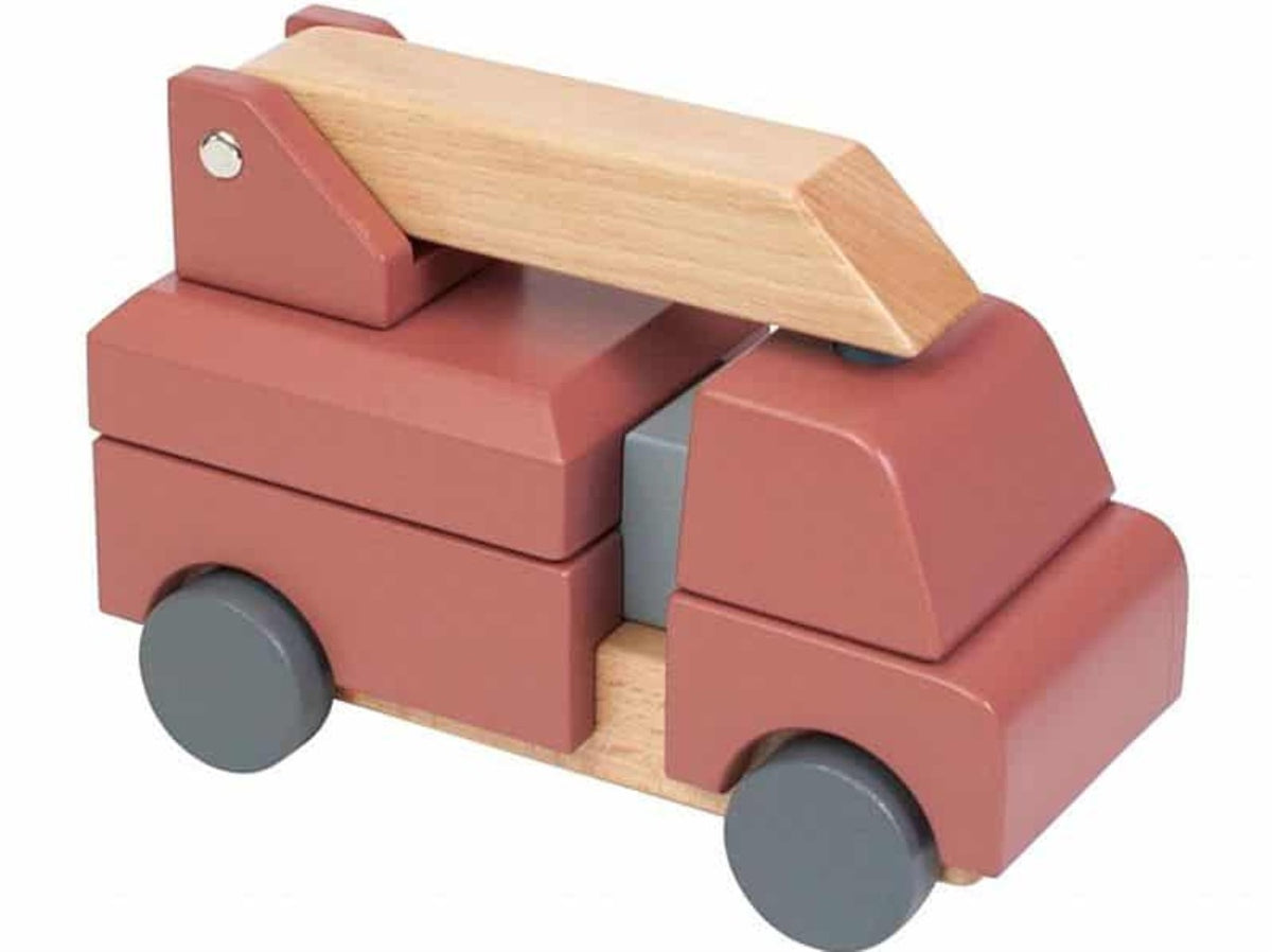 Sebra Feuerwehrauto aus Holz