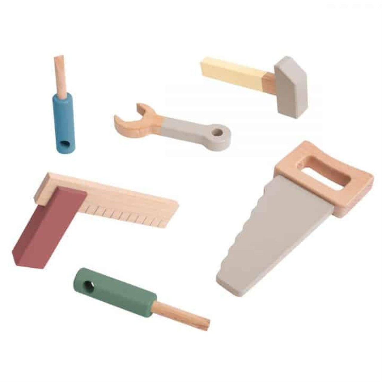 Set di utensili in legno Sebra, grigio caldo