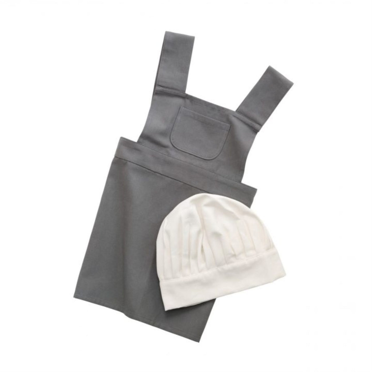 Sebra children's apron & chef's hat Elephant Grey