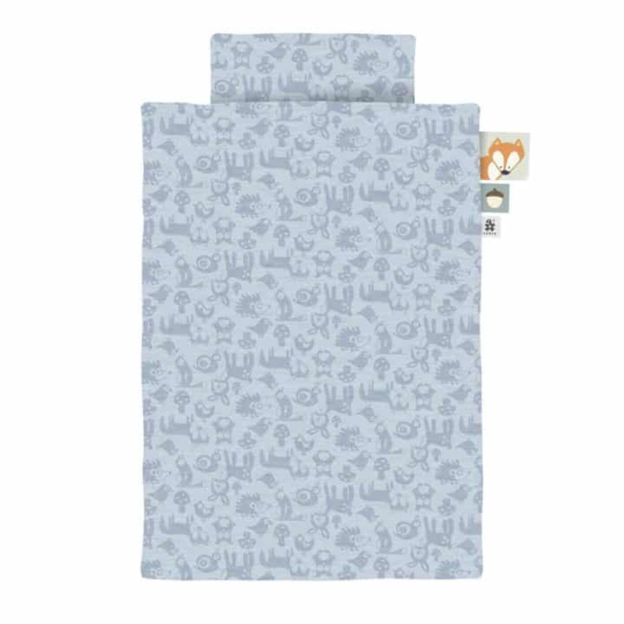 Sebra bedding, Junior Powder Blue
