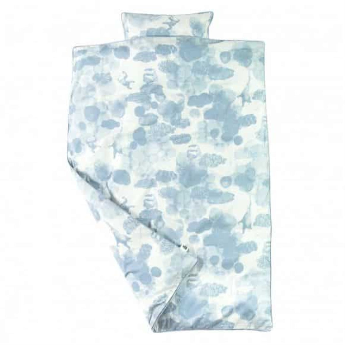 Sebra linge de lit, bébé, imprimé In the Sky Cloud Blue