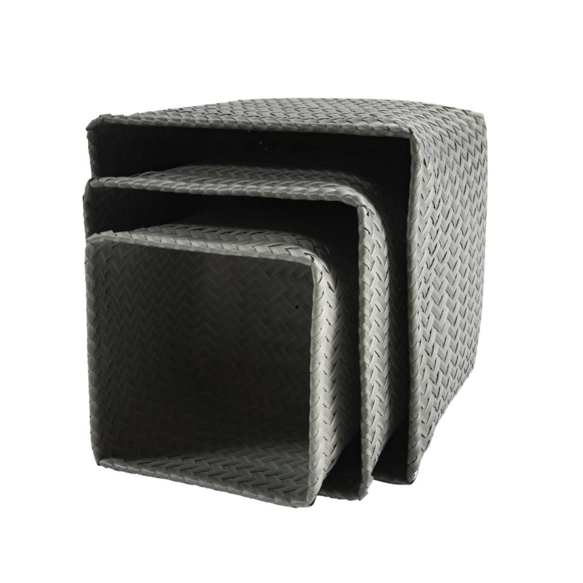 Sebra Korb, 3-in-1 3er Set Grau