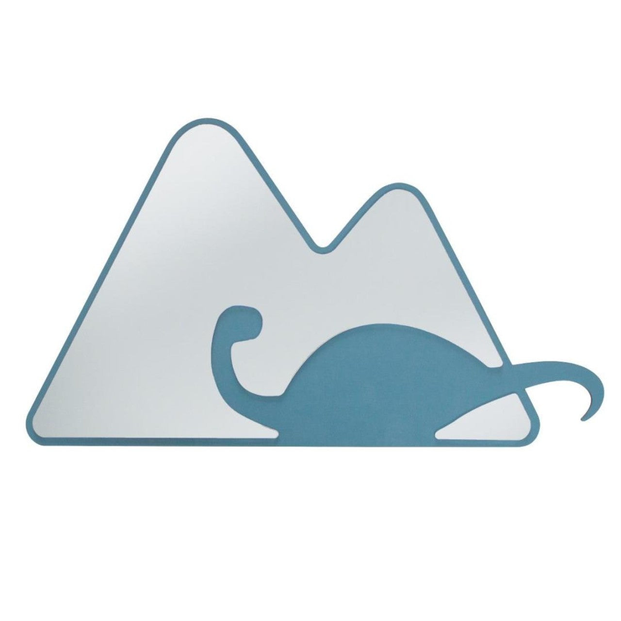 Sebra mirror, mountain and dino