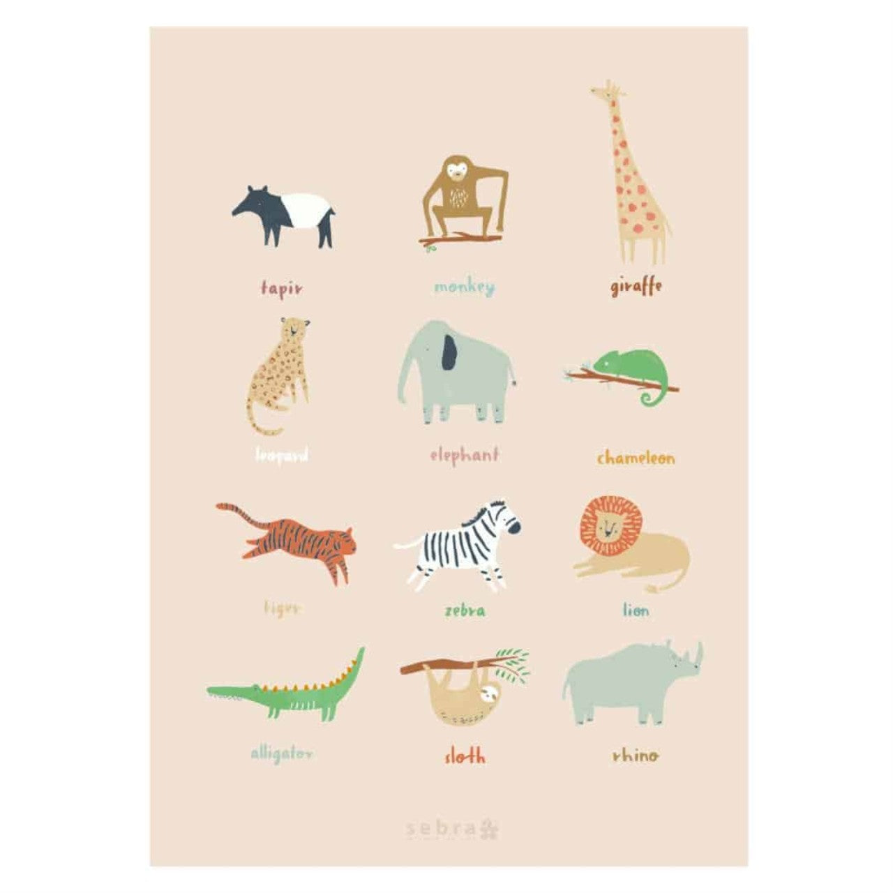 Sebra Plakat, Wildlife