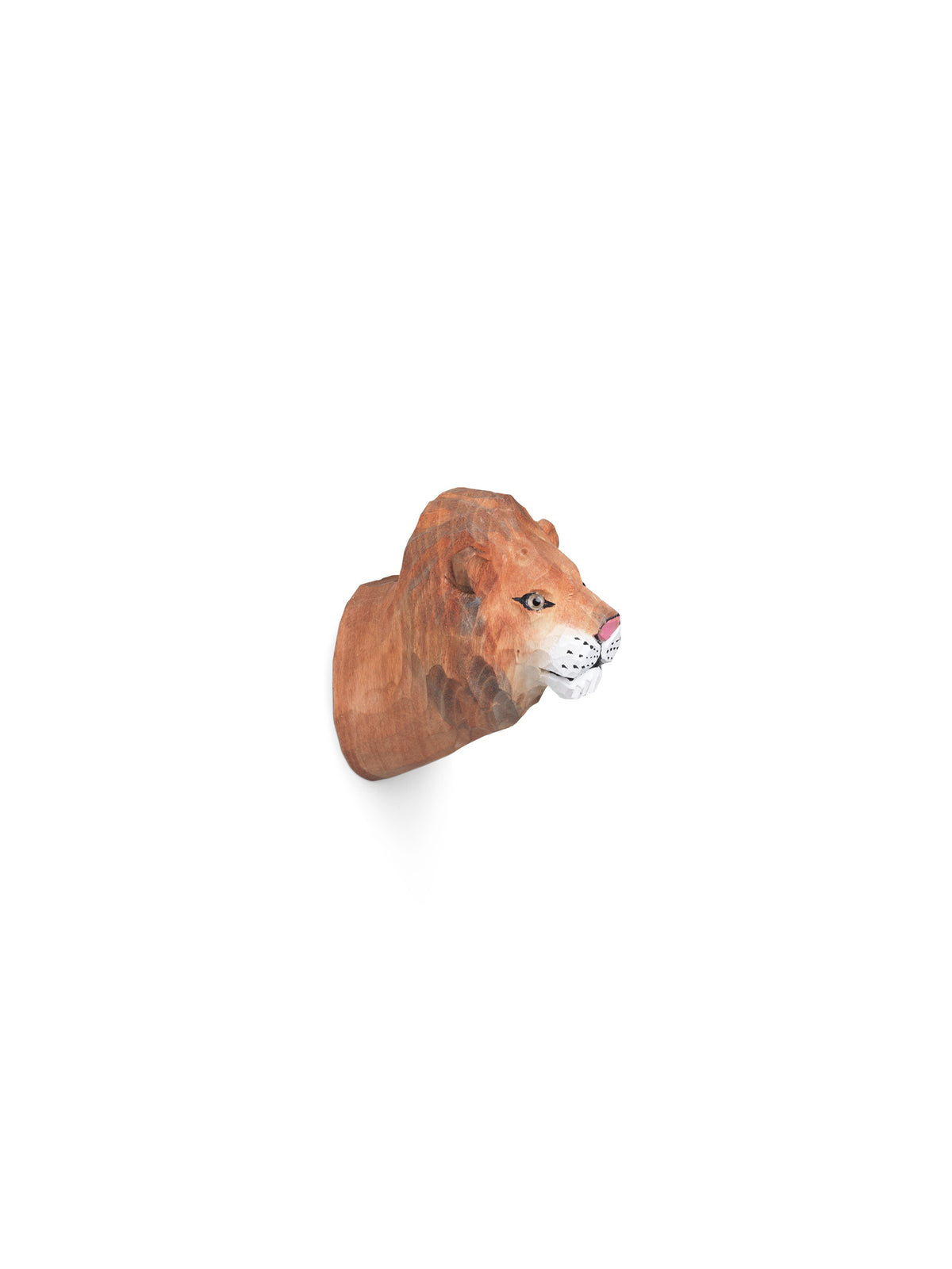 Ferm Living Animal Hand-carved hook - Lion