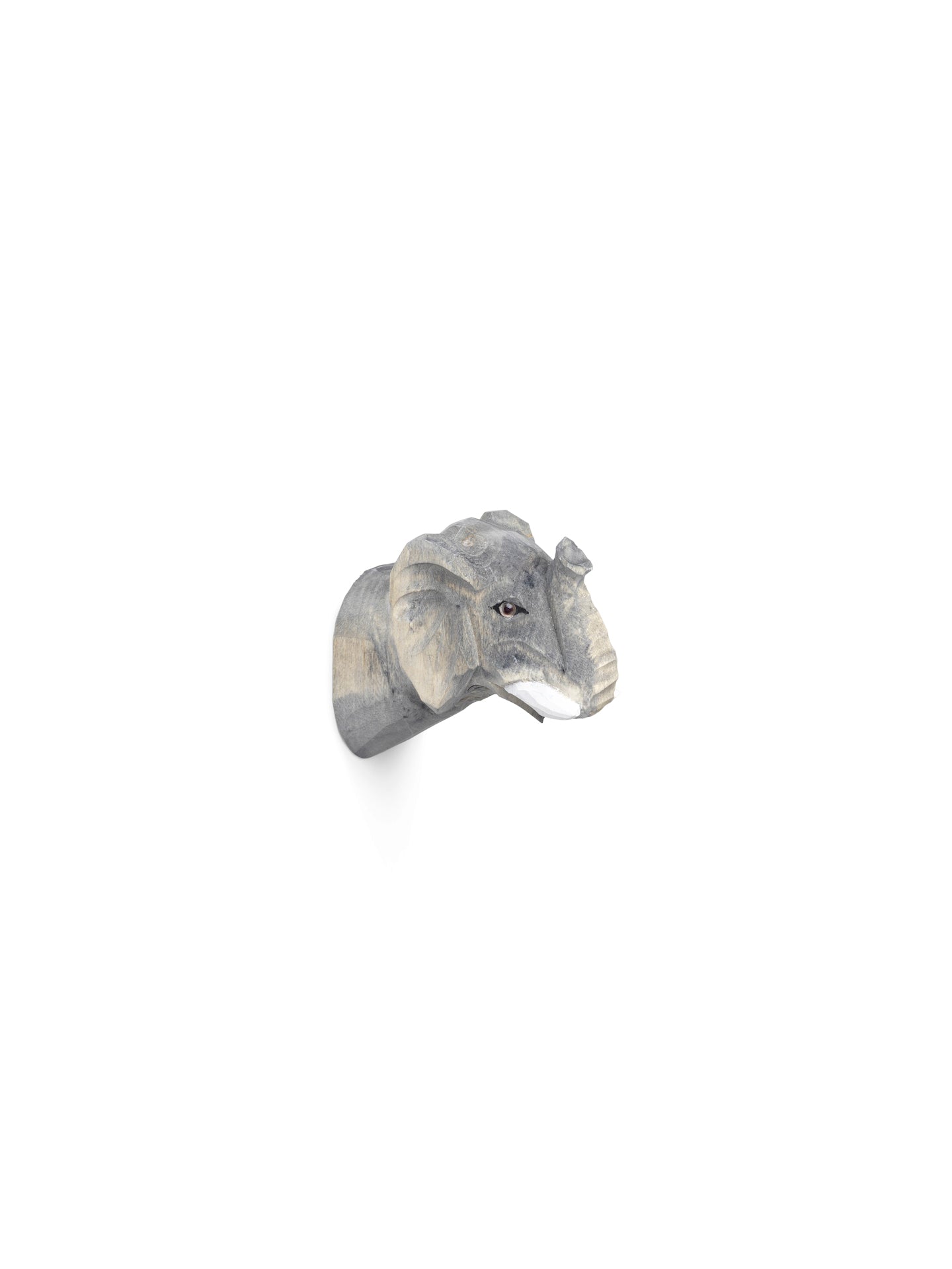 Ferm Living Animal Hand-carved hook - Elephant