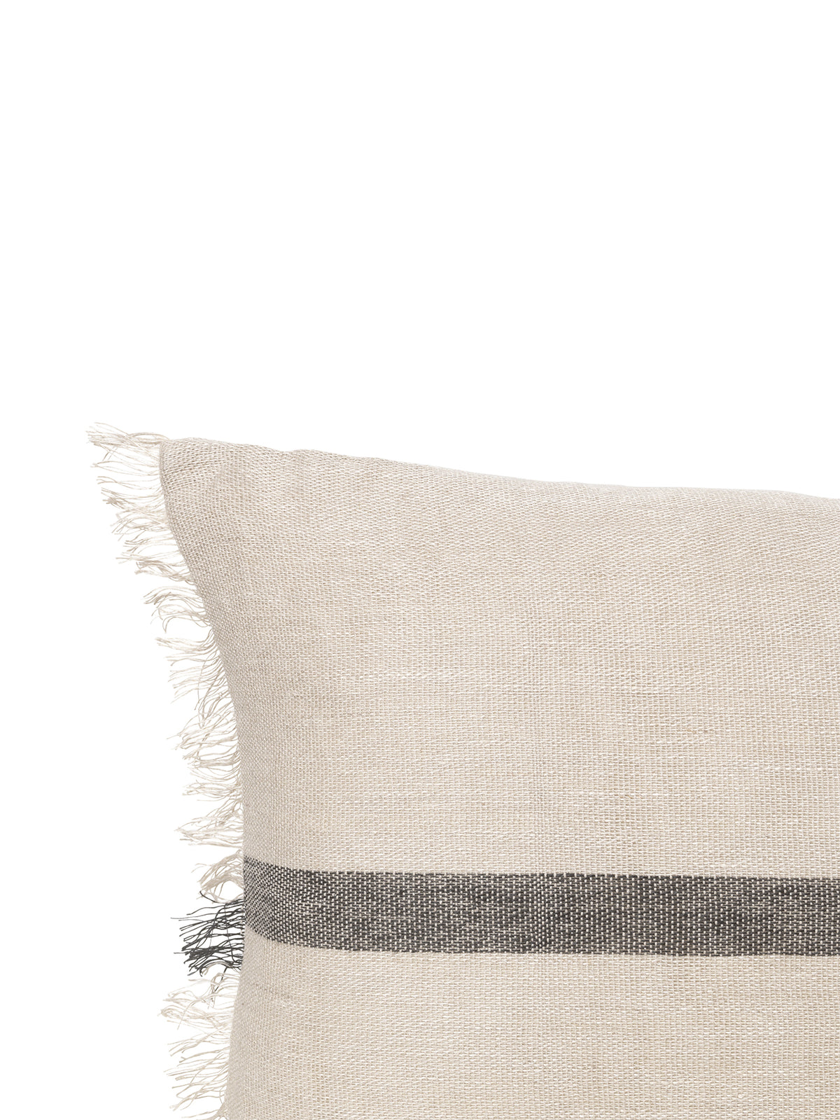 Ferm Living Calm Coussin long - Camel/Black