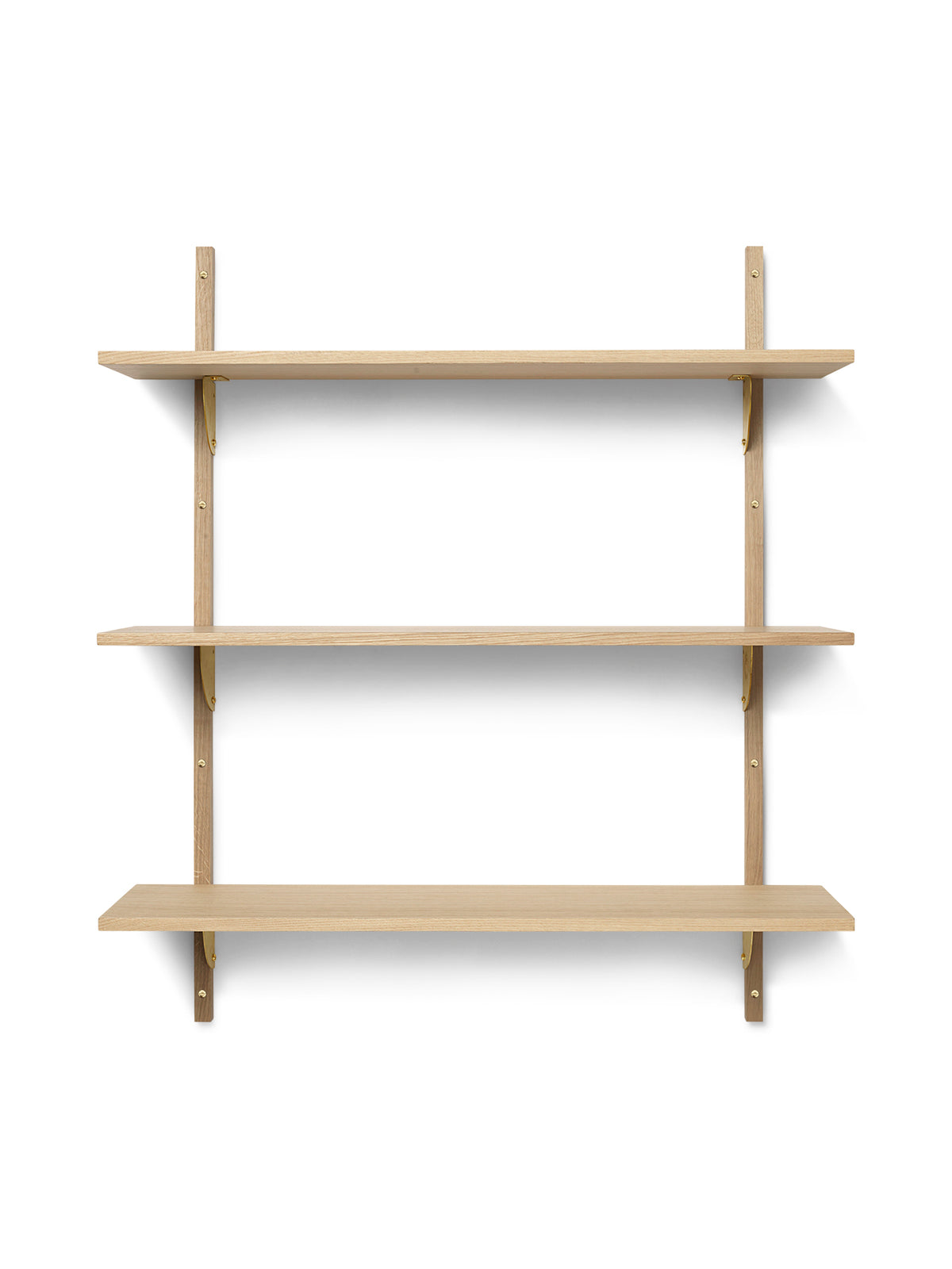 Ferm Living Sector Shelf Triplo/Largo - Rovere/Ottone
