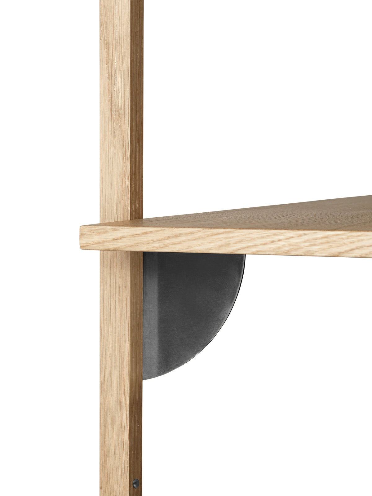 Ferm Living Sector Shelf Triplo/Largo - Rovere/Ottone Nero