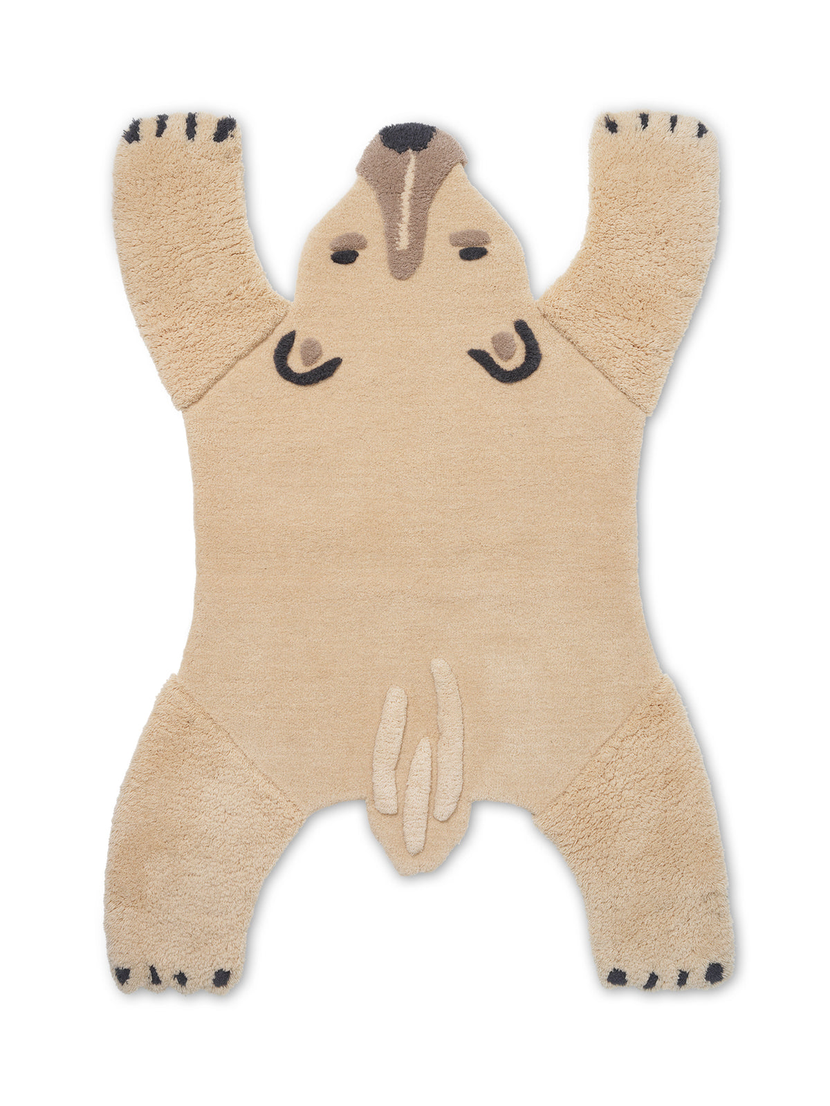 Tappeto Ferm Living Animal tufted - Orso polare