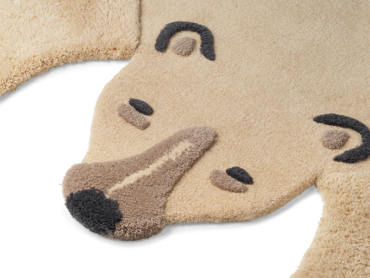 Tappeto Ferm Living Animal tufted - Orso polare