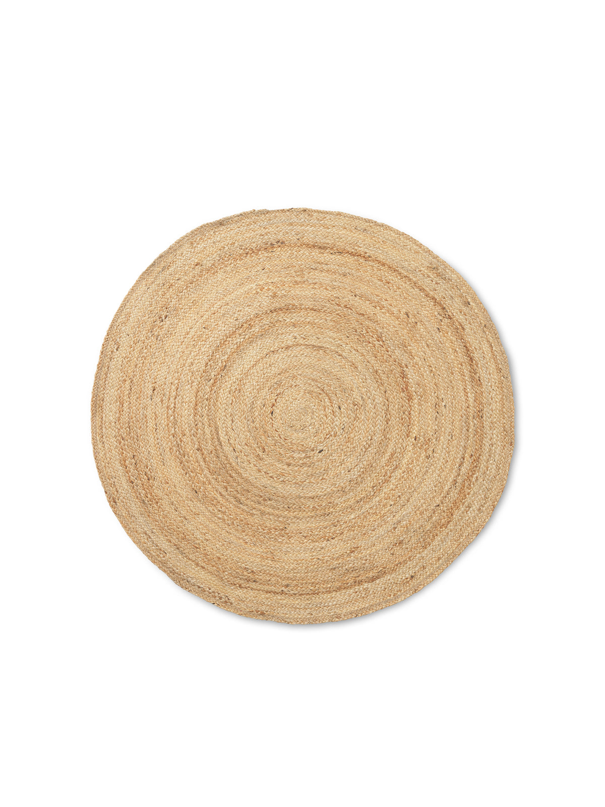 Ferm Living Eternal Round Jute Teppich - Small - Natural