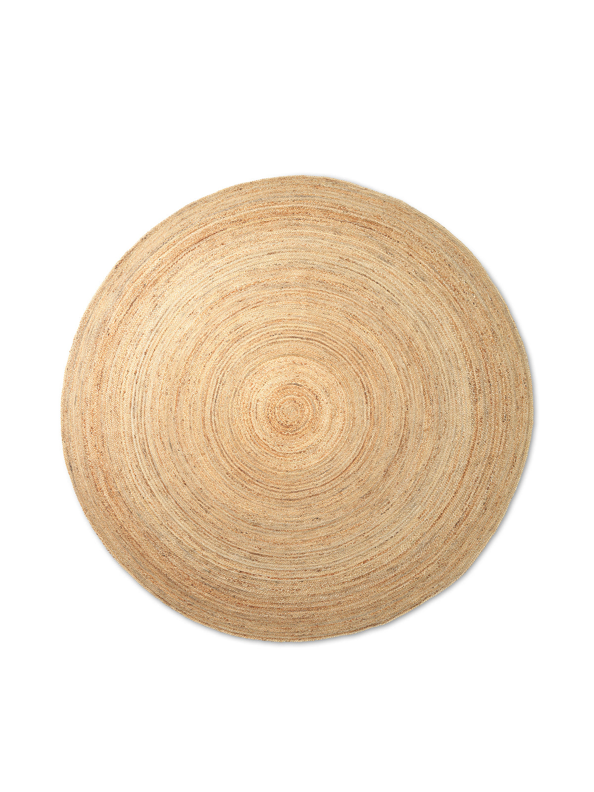 Ferm Living Eternal Round Jute Teppich - Large - Natural