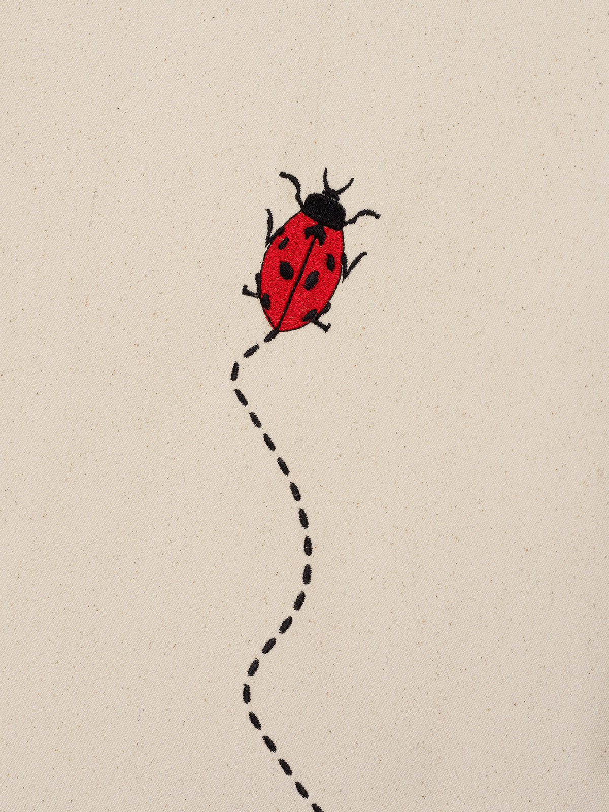 Ferm Living Tent - Ladybird Embroidery - Natural