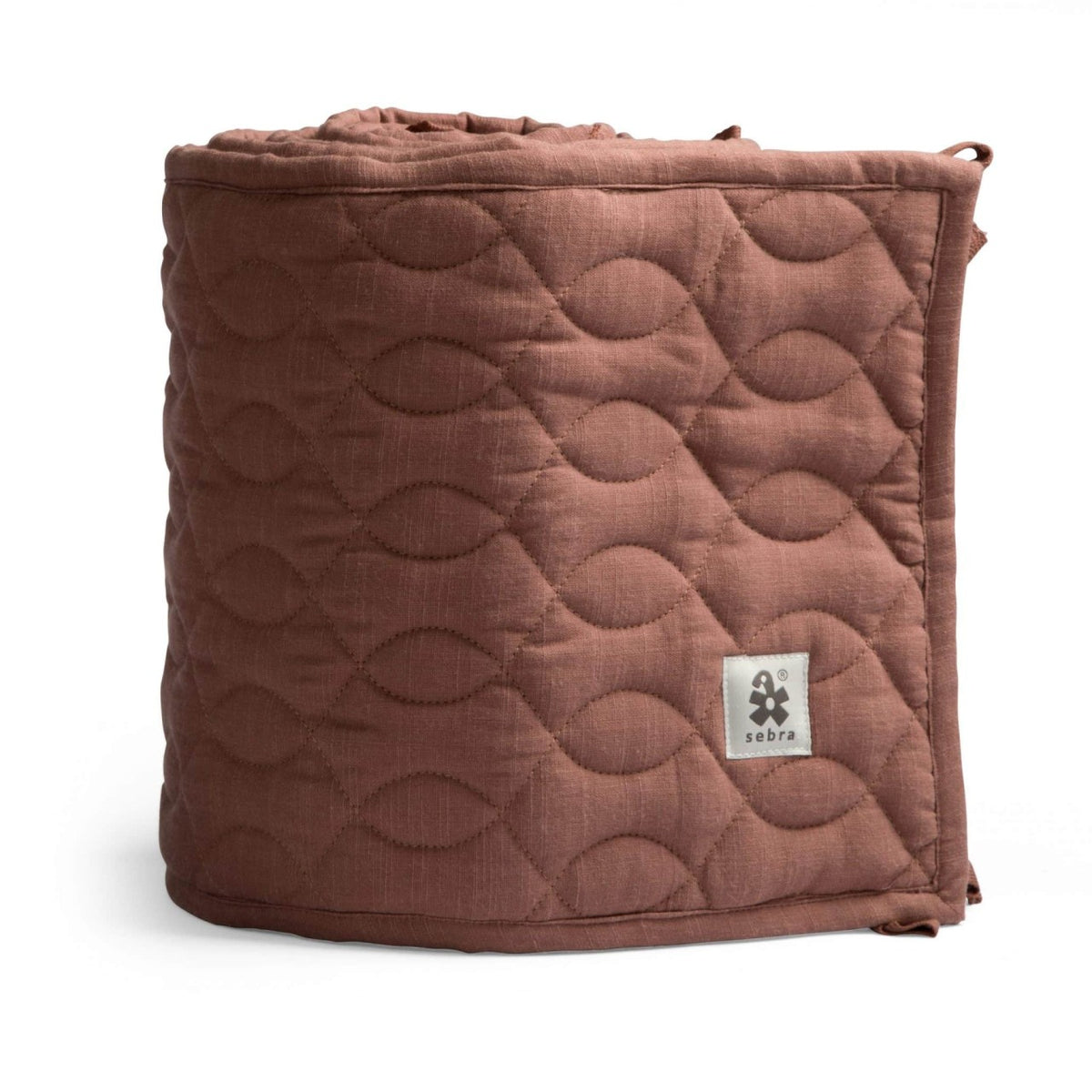 Sebra quilted bed bumper Burgundy Red