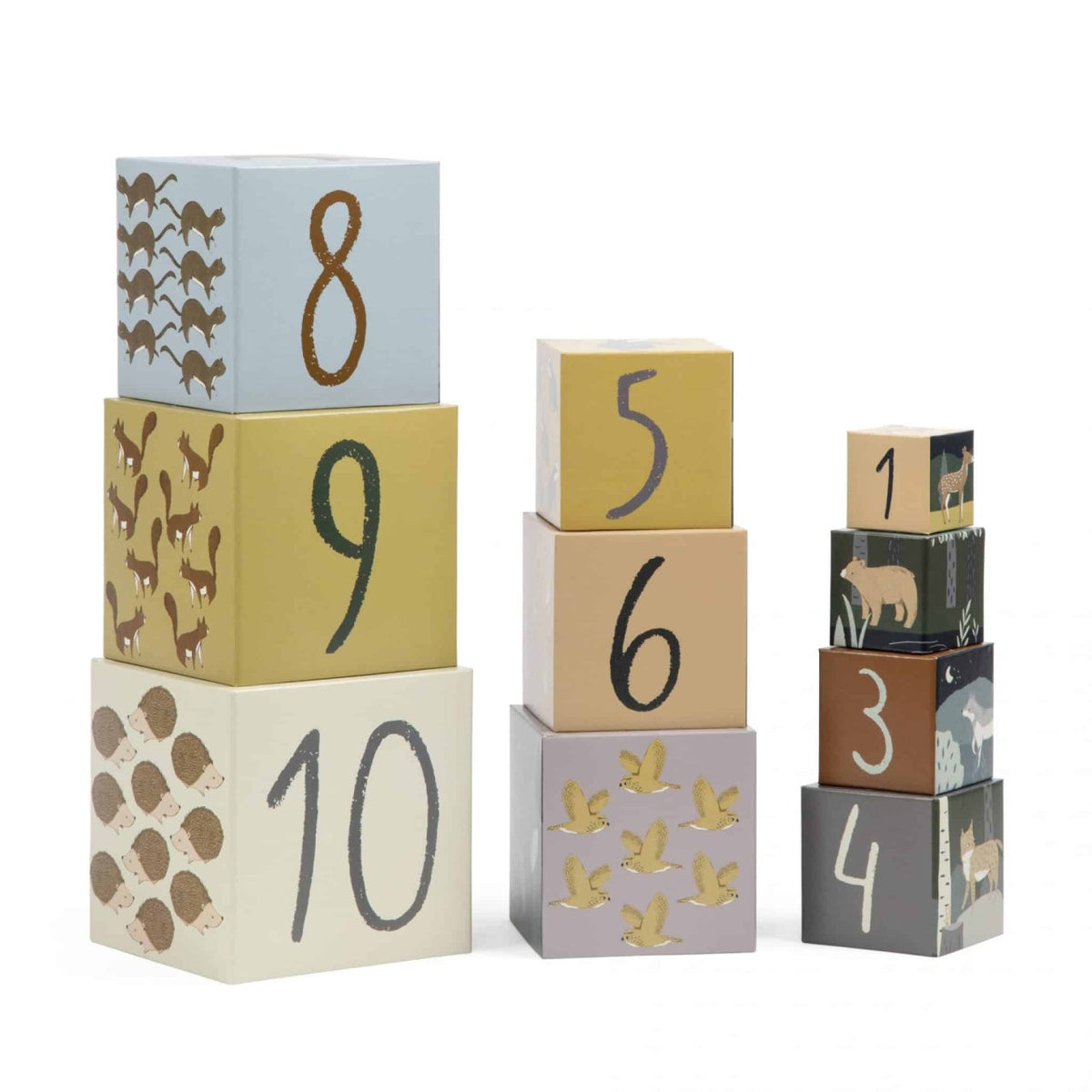Sebra stacking blocks numbers Nightfall 10pcs