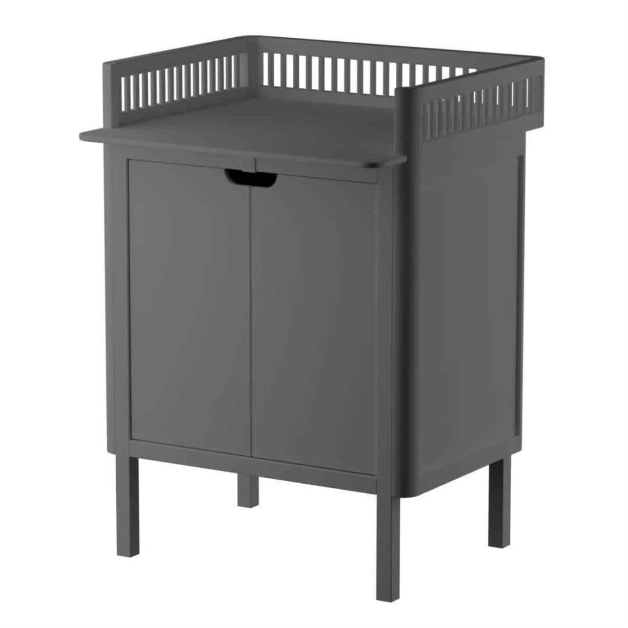 Sebra changing unit with doors gray