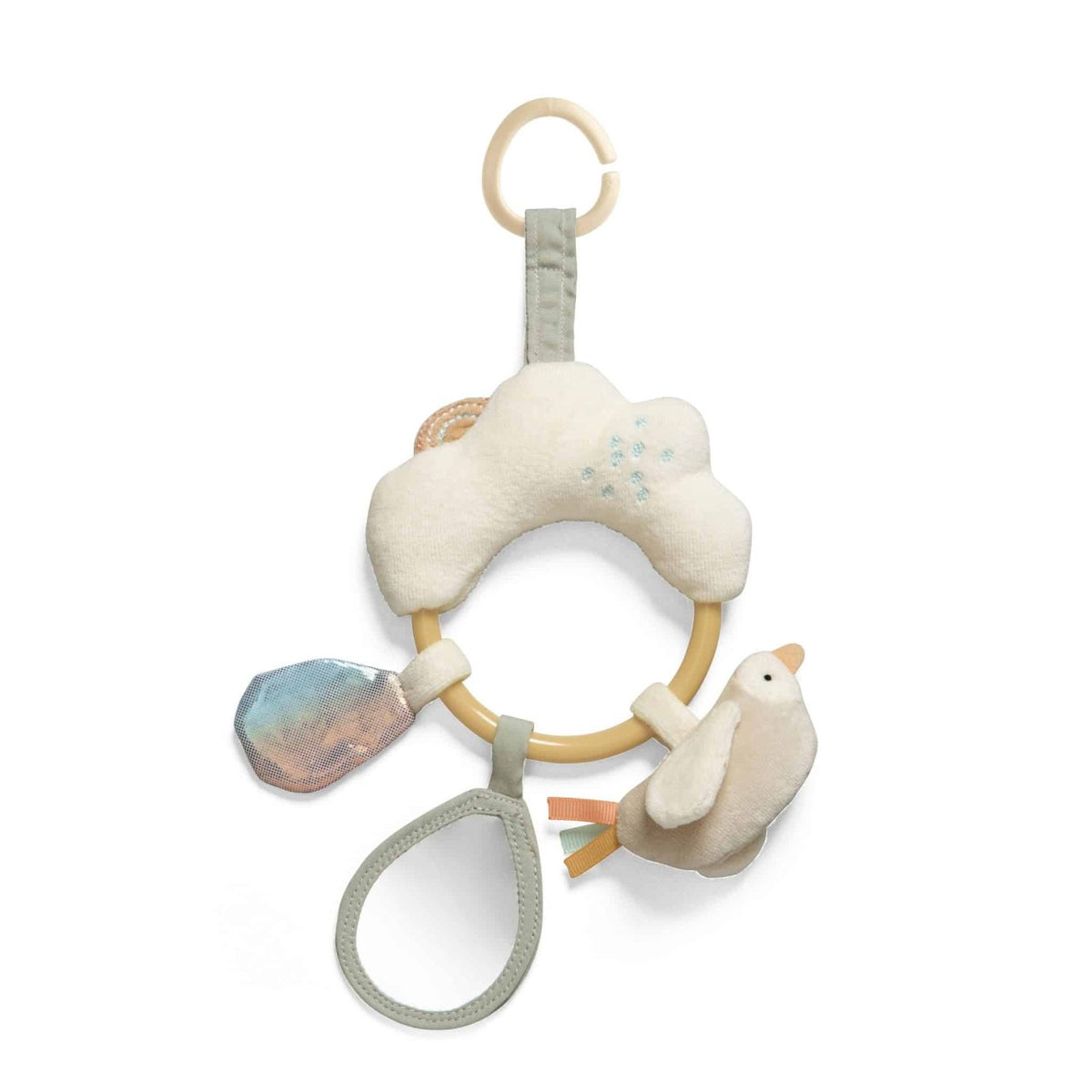Sebra activity toy Ring, Cloud & Bliss the bird