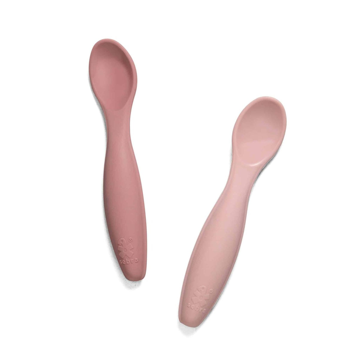 Sebra Cuillère en silicone courte set de 2