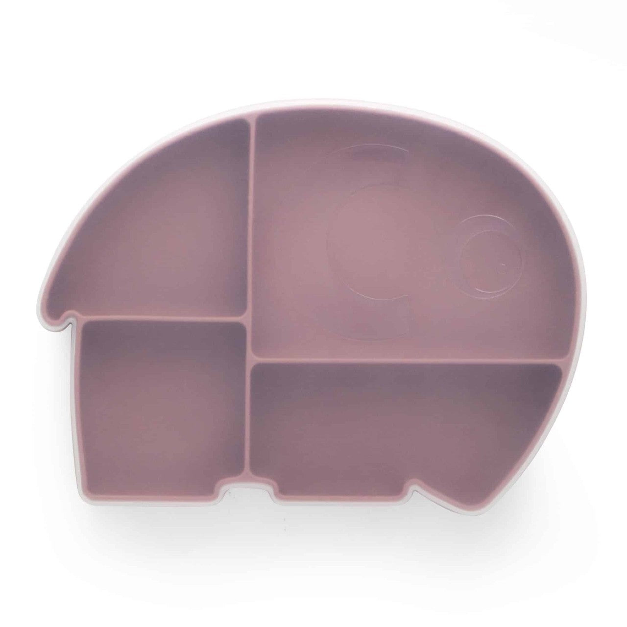 Sebra Silikon Portions-Teller Elefant Vintage Rose