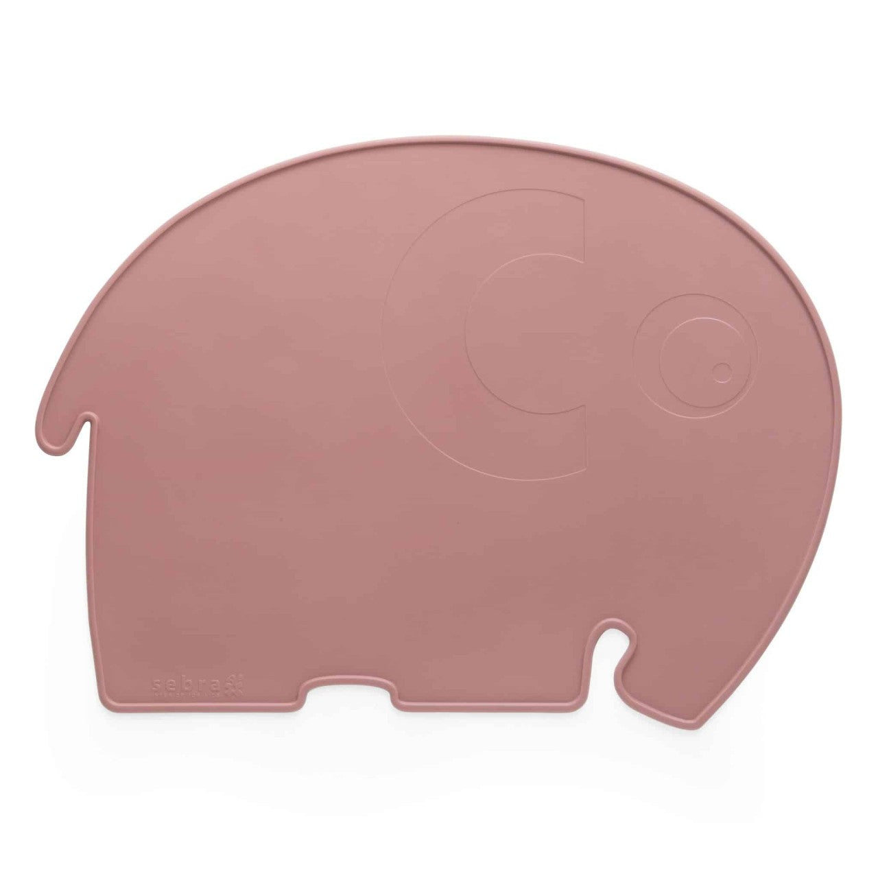 Sebra Set de table en silicone Eléphant Vintage Rose