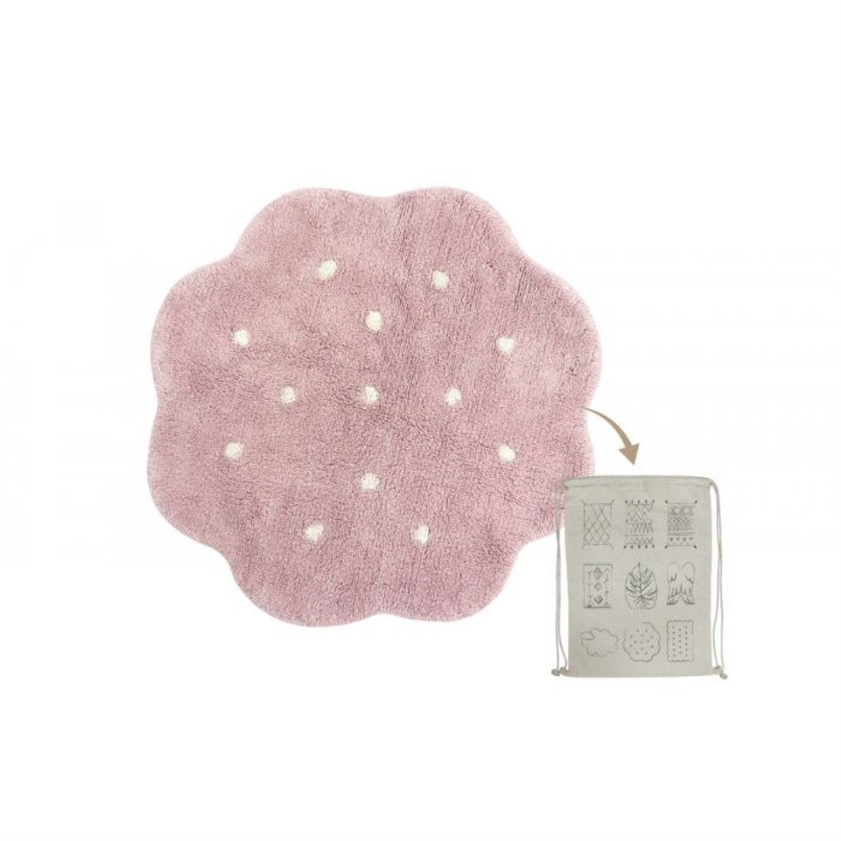 Lorena Canals Teppich Mini Biscuit