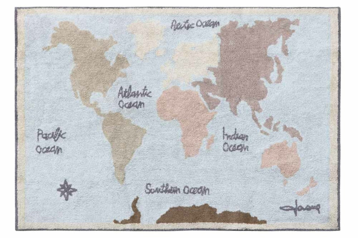 Lorena Canals Teppich Vintage Map