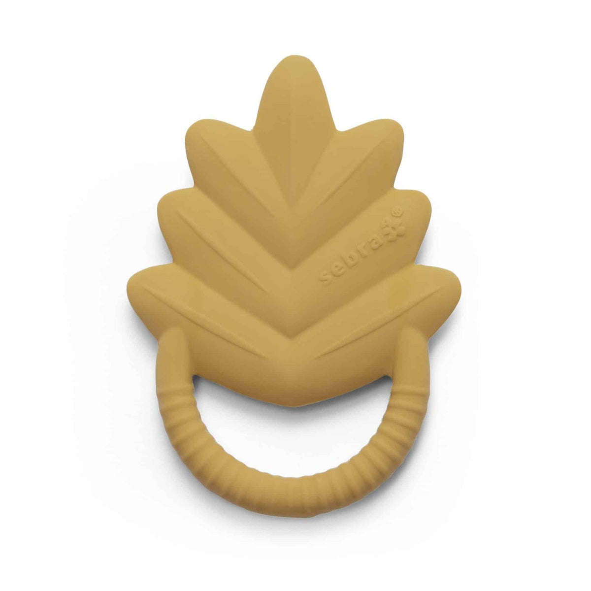 Sebra teething ring natural rubber latex, leaf