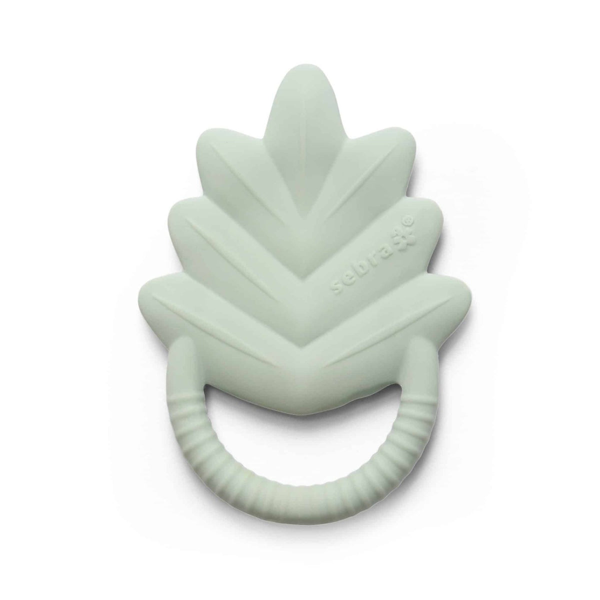Sebra teething ring natural rubber latex, leaf