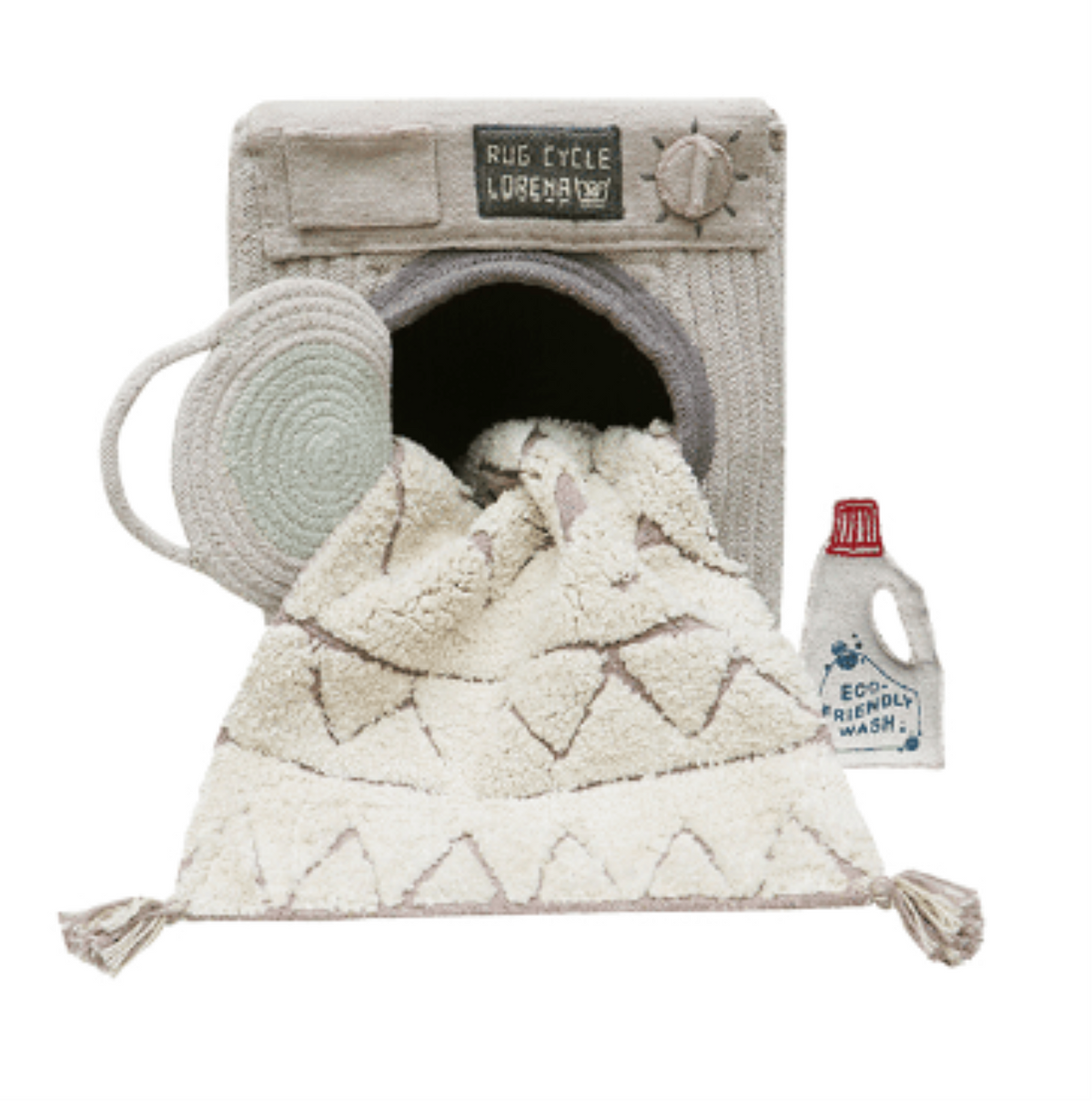 Lorena Canals play basket washing machine