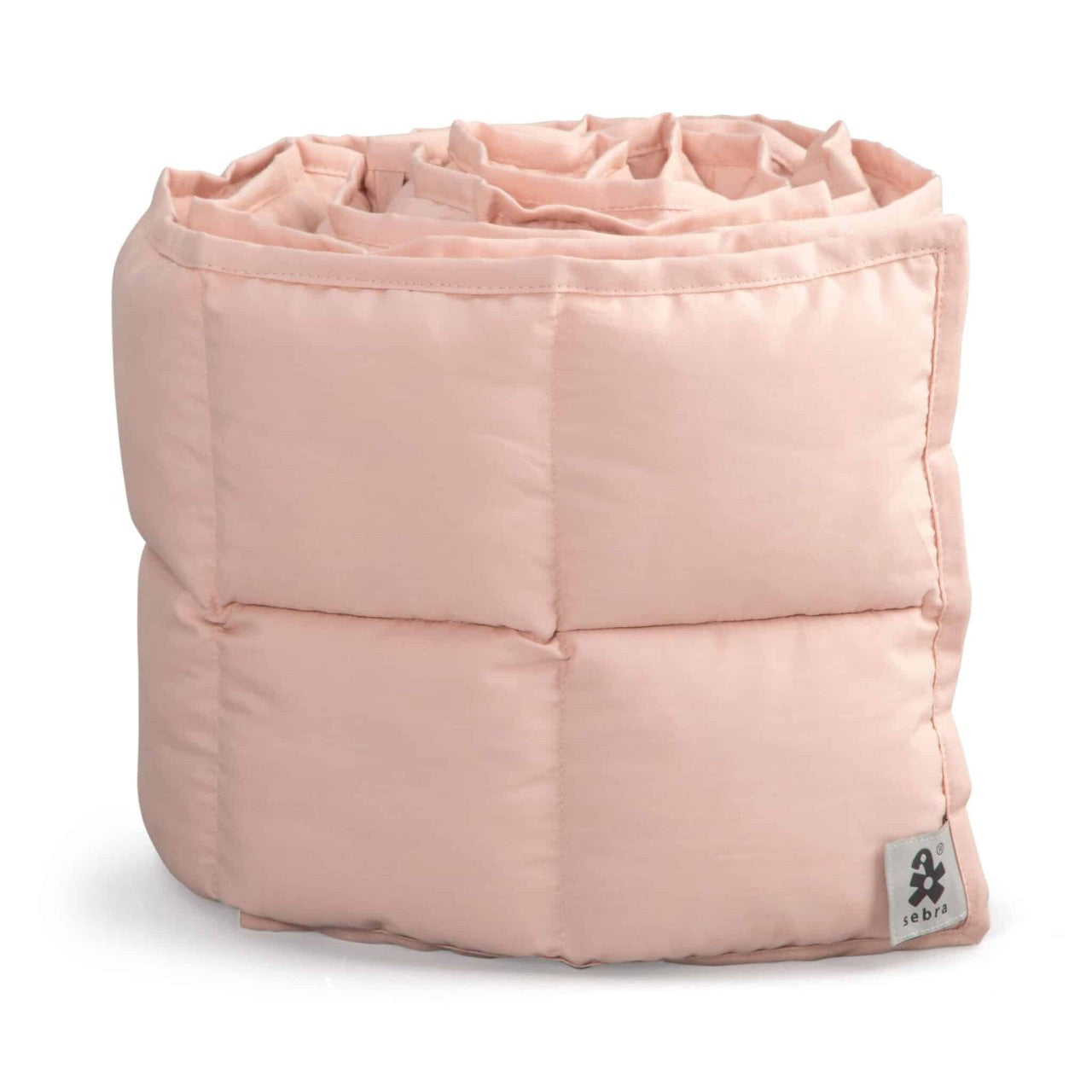 Sebra Bettnestchen halbe Länge, Kapok, Uni Blossom Pink
