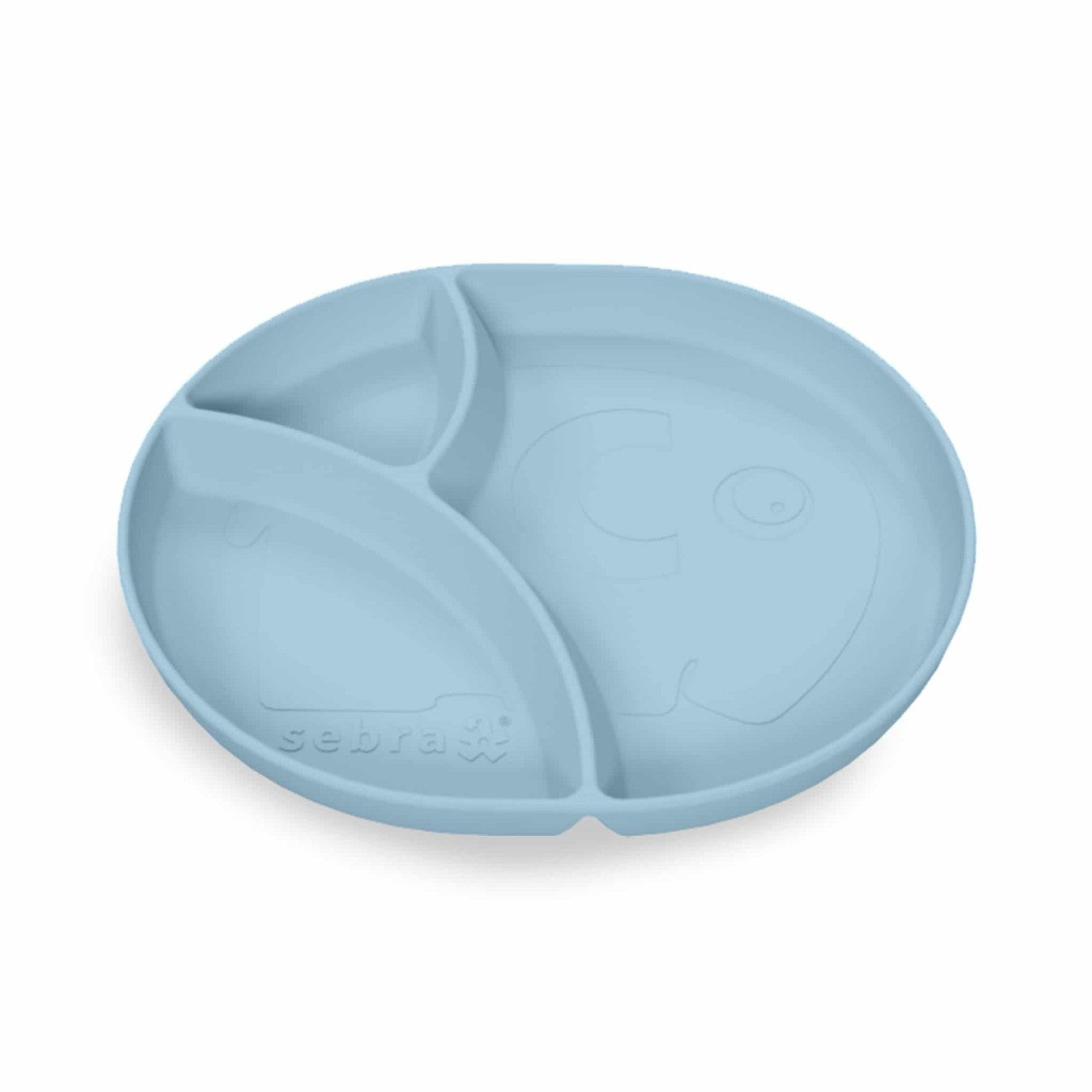 Sebra MUMS, Menüteller mit 3 Fächern powder blue