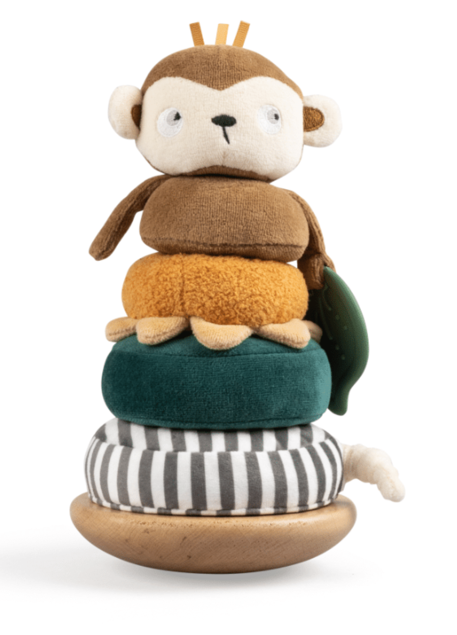 Sebra standing man / stacking animal, Maci the monkey