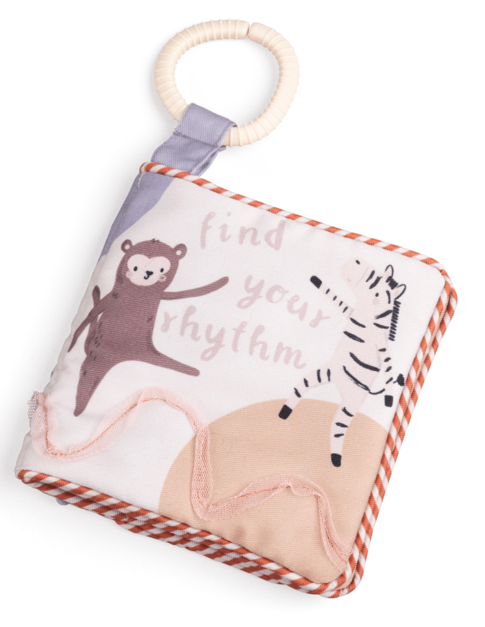 Libro di attività Sebra in tessuto, Teeny Toes