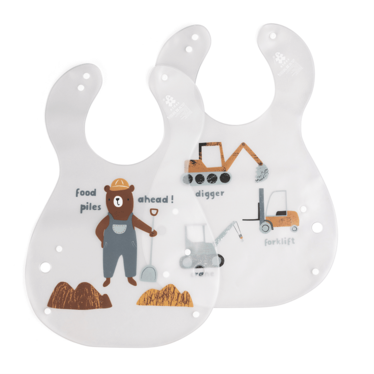 Sebra Kunststoff Lätzchen 2er Set