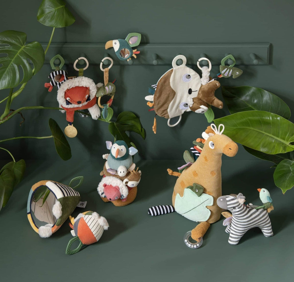 Sebra activity toy cloth, Maci the monkey