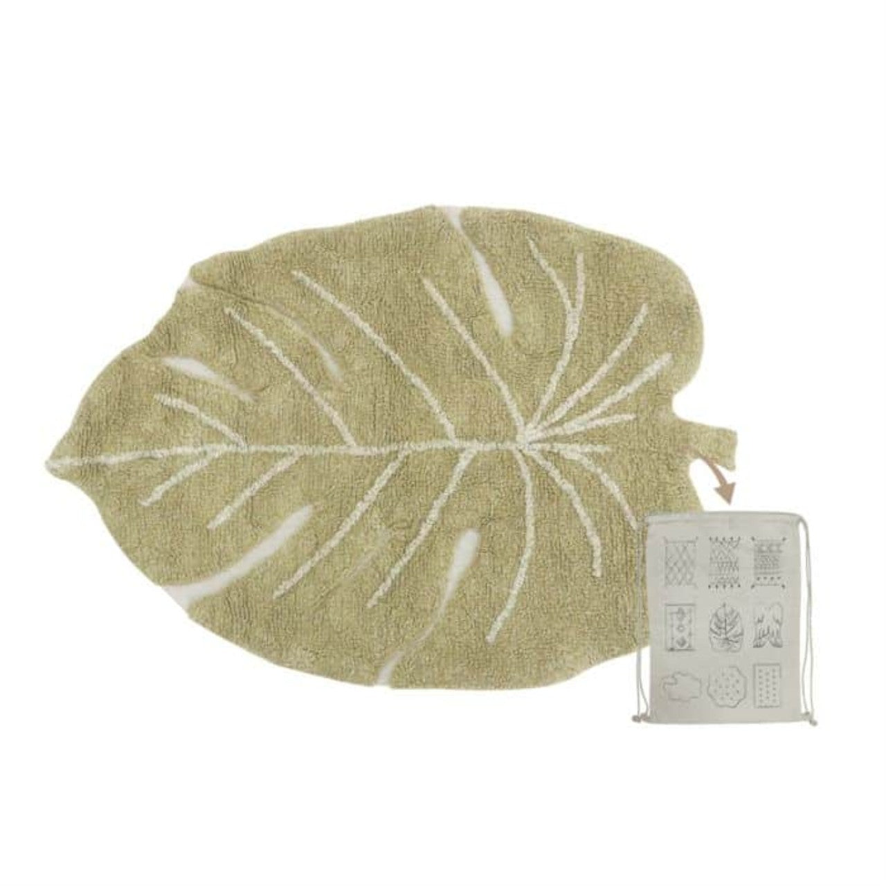 Lorena Canals Mini Monstera rug